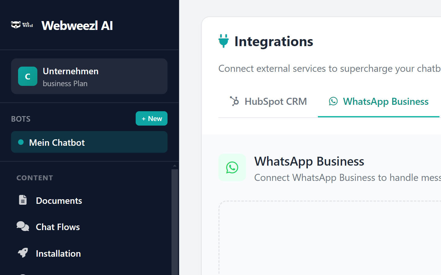 WhatsApp Business Integration
